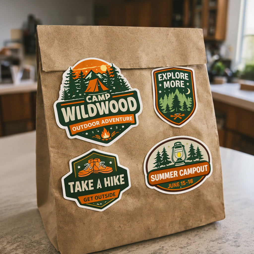 Custom Shape Stickers (Circle, Square, Custom Shape)