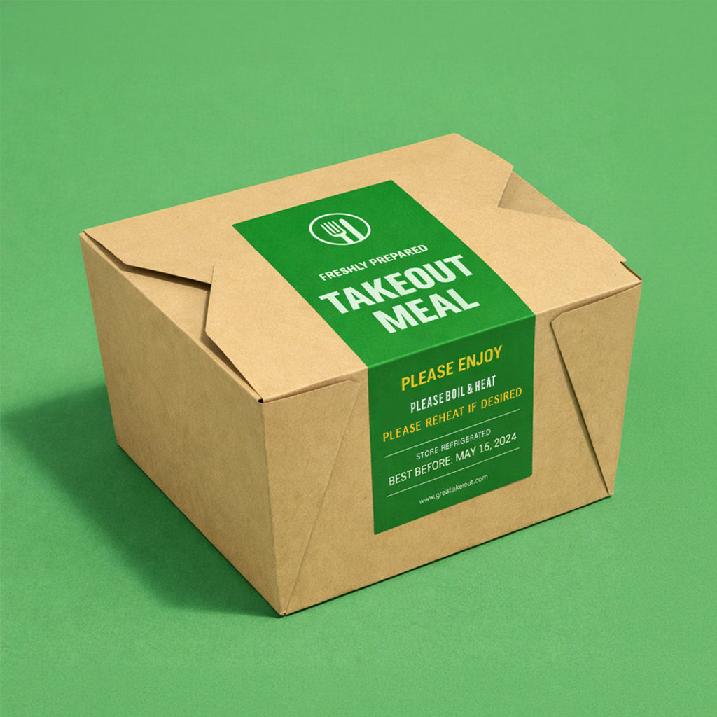 Take-Out & Food Label Rolls